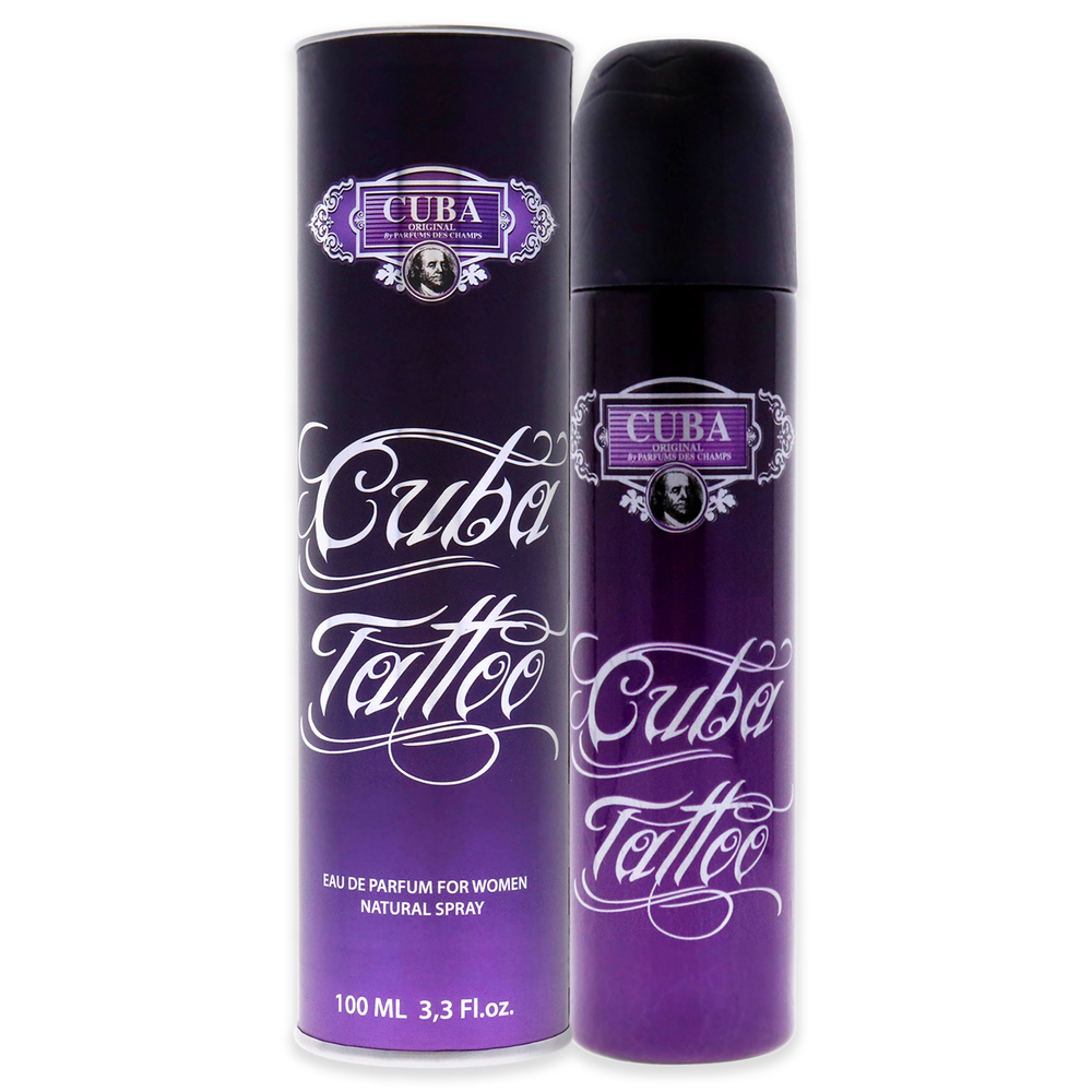 Cuba Tattoo BY Cuba for Women 3.3 oz EDP Spray